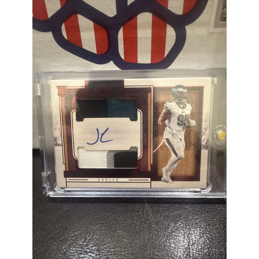 2024 Panini One Jalen Carter #47 Rookie Dual Patch Autograph Auto 25/25🔥💥🔥